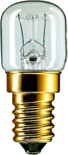 Philips Allgebrauchslampe APP 15W E14 230-240V T22 CL OV 1CT / EEK: G