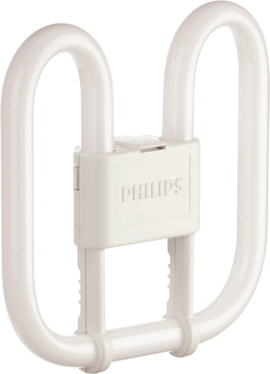 Philips Kompakt-Leuchtstofflampe PL-Q 28W/827/4P BOX / EEK: G
