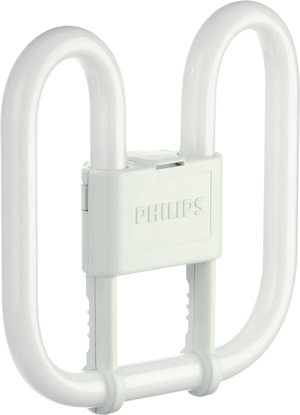 Philips Kompakt-Leuchtstofflampe PL-Q 28W/827/2P BOX / EEK: G