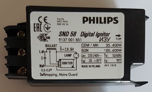 Philips Betriebsgerät SND 58 220-240V 50/60HZ
