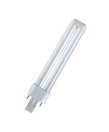 Osram Kompakt-Leuchtstofflampe DULUX S 9W/827 G23 / EEK: G