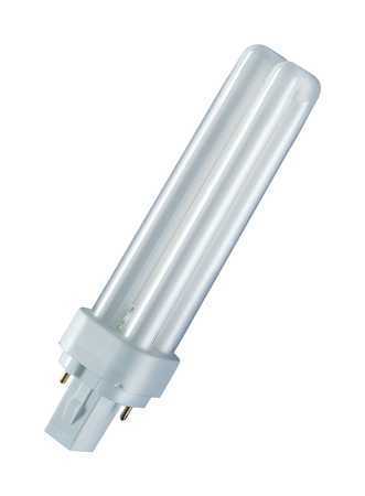 Osram Kompakt-Leuchtstofflampe DULUX D 26W/827 G24D-3 / EEK: G