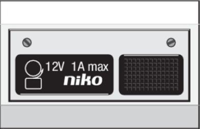 Niko  NIKO Türkommunikation - BELL PUSH-BUTTON 12V