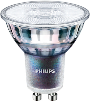 Philips LED-Lampe MAS LED ExpertColor 3.9-35W GU10 940 25D / EEK: F