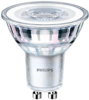 Philips LED-Lampe CorePro LEDspot 4-35W GU10 827 36D DIM / EEK: F