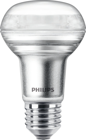 Philips LED-Lampe CorePro LEDspot 4,5-60W E27 827 R63 36° DIM / EEK: F