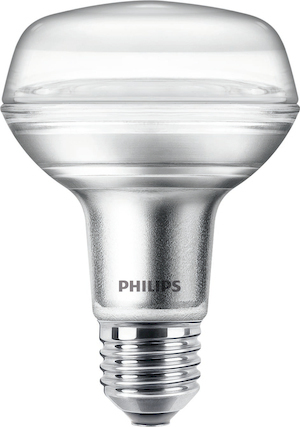Philips LED-Lampe CorePro LEDspot 8-100W E27 827 R80 36° / EEK: F
