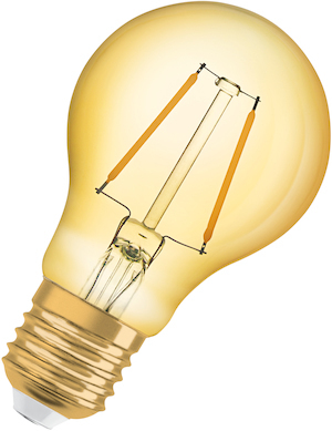 Osram LED-Lampe 1906LEDCA222,5W/824230VFILGDE27 / EEK: F